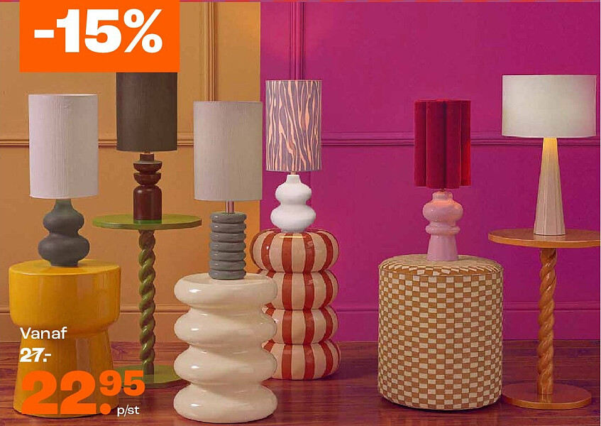 Alle lampen en kappen