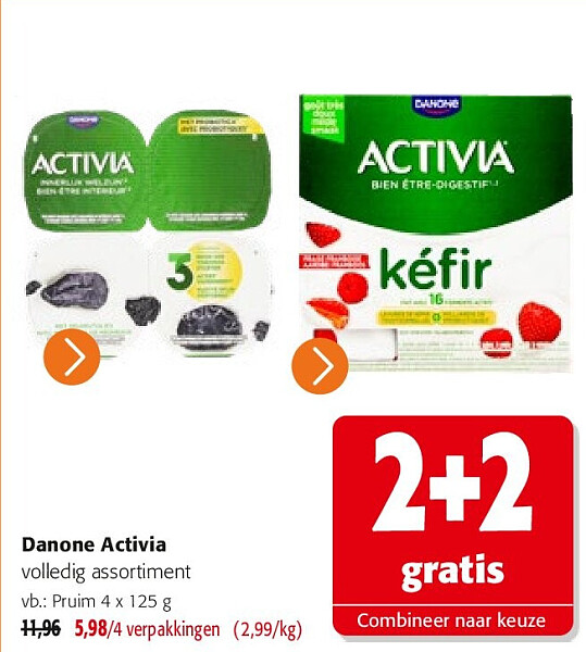 Danone Activia Pruim 4 x 125 g