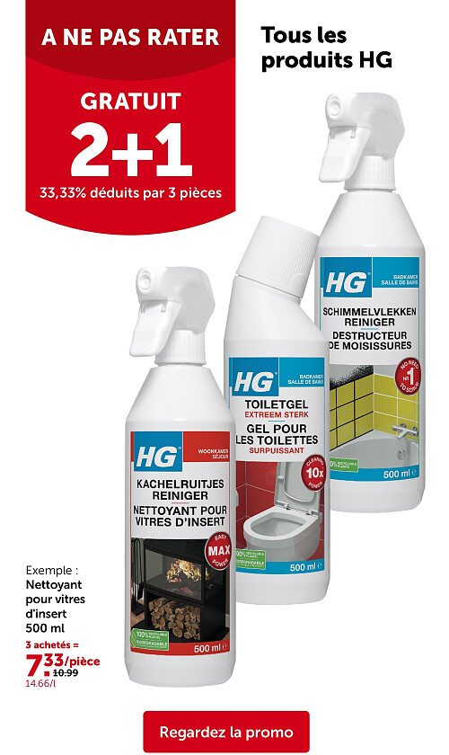 Nettoyant pour vitres d'insert 500 ml