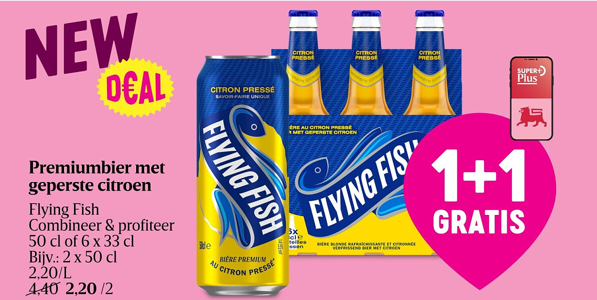Premiumbier met geperste citroen