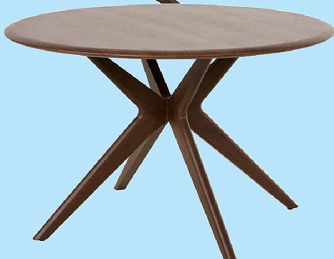 Eettafel Sicilië Ø120 cm, bruin