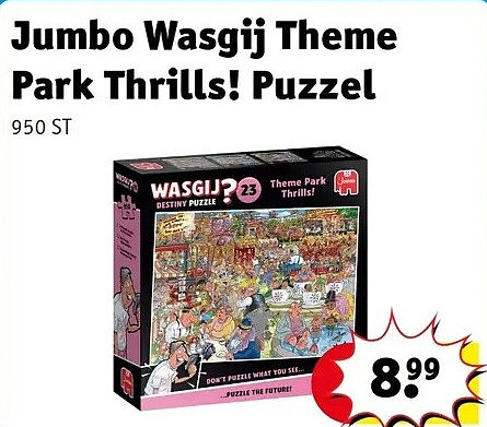 Jumbo Wasgij Theme Park Thrills! Puzzel