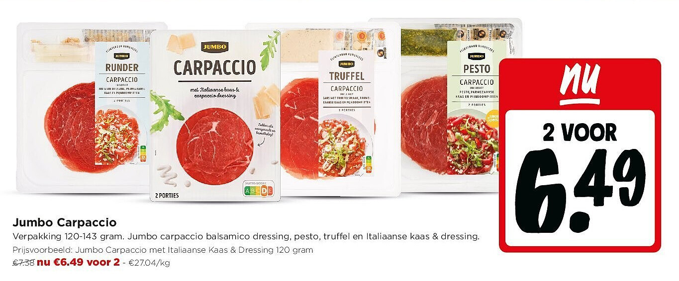 Jumbo Carpaccio