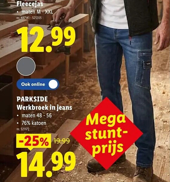 PARKSIDE Werkbroek in jeans