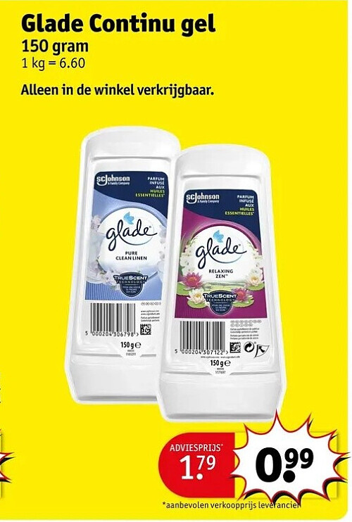 Glade Continu gel