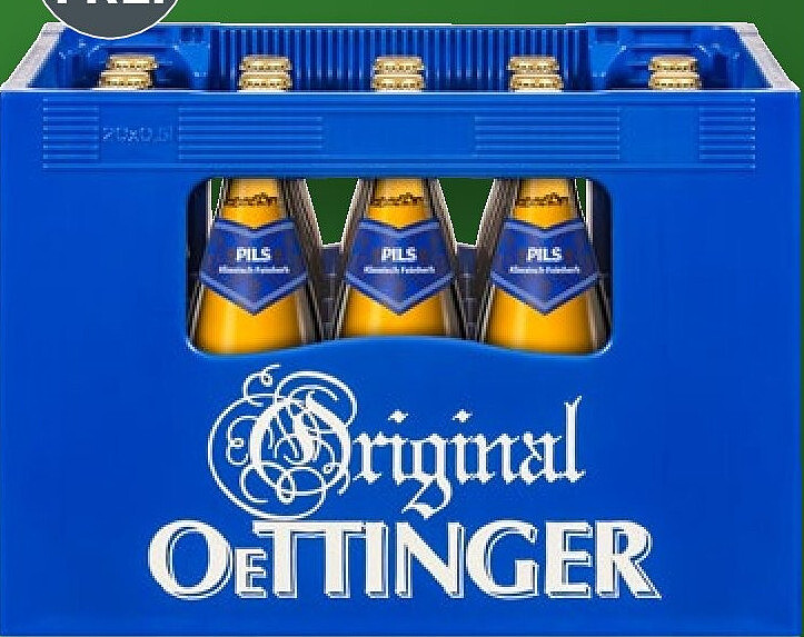 Original Oettinger Bier oder Biermischgetränk