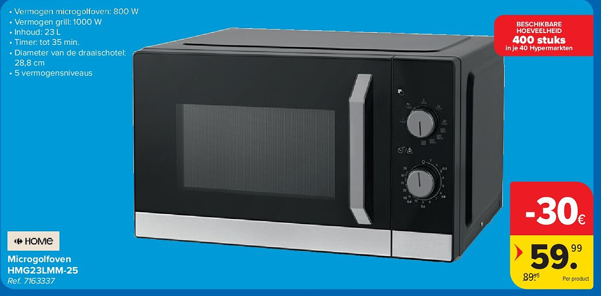 Microgolfoven HMG23LMM-25