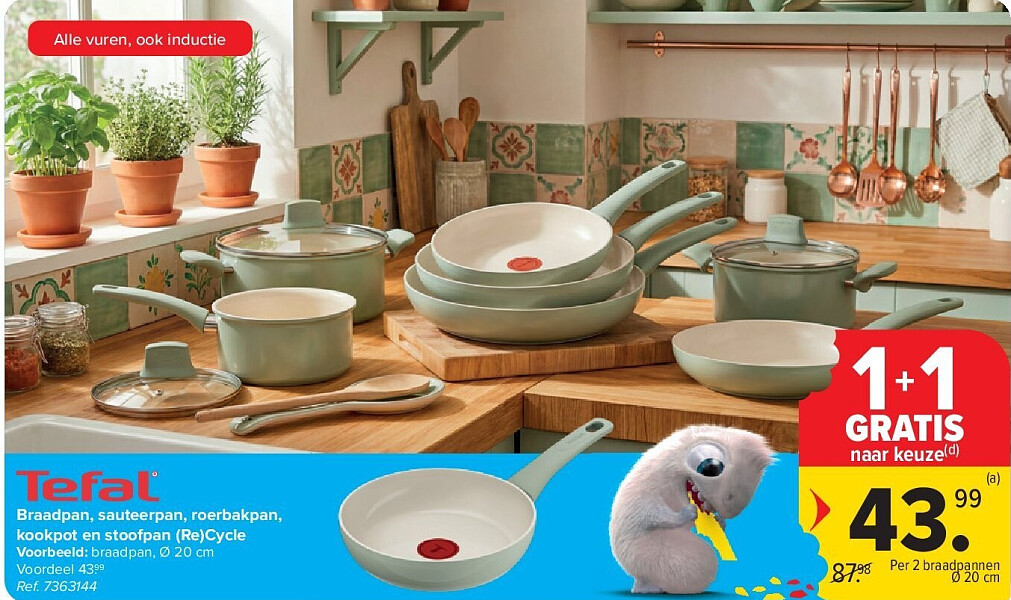 Braadpan, sauteerpan, roerbakpan, kookpot en stoofpan (Re)Cycle