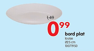 bord plat