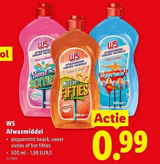W5 Afwasmiddel