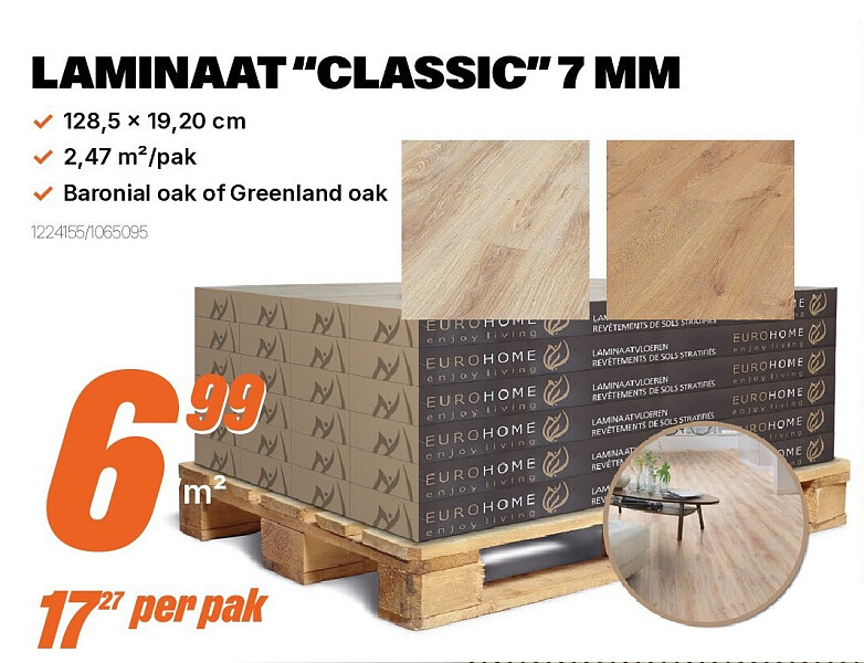LAMINAAT “CLASSIC” 7 MM
