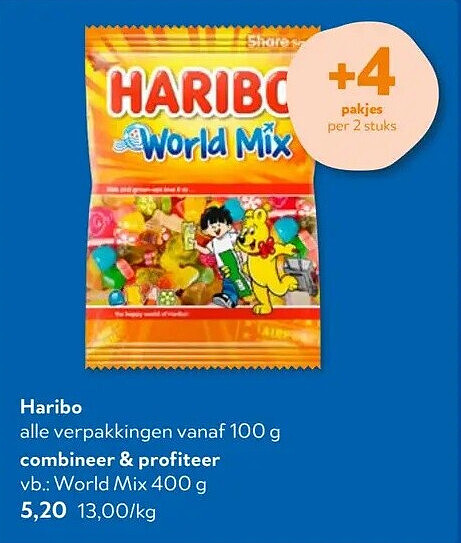 Haribo orld Mix 400 a