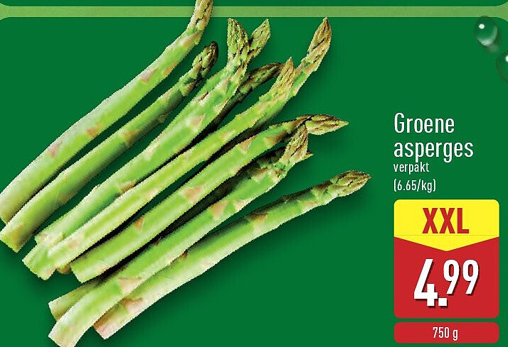 Groene asperges