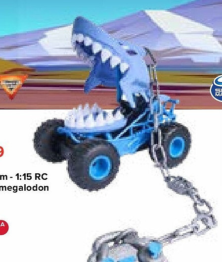 Monster Jam - 1:15 RC chomping megalodon