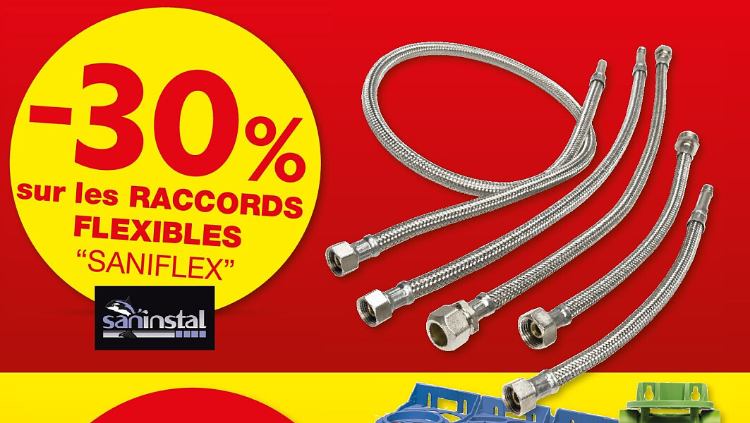 sur les RACCORDS FLEXIBLES “SANIFLEX”