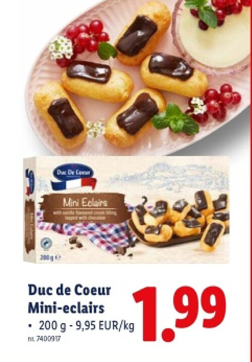 Mini-eclairs