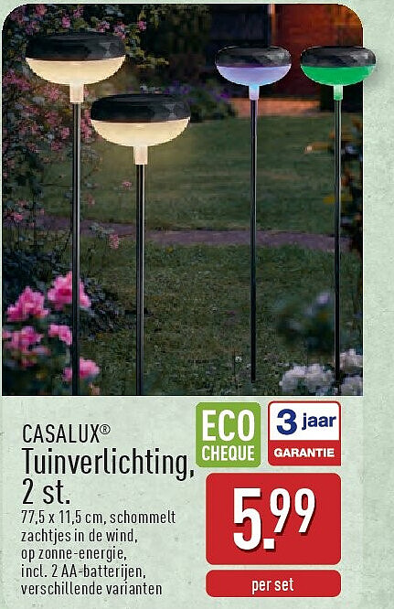 Tuinverlichting, 2st.