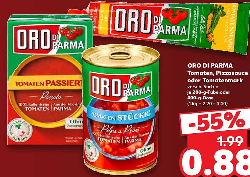 Tomaten, Pizzasauce oder Tomatenmark