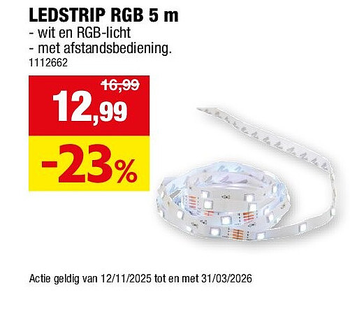 LEDSTRIP RGB 5 m