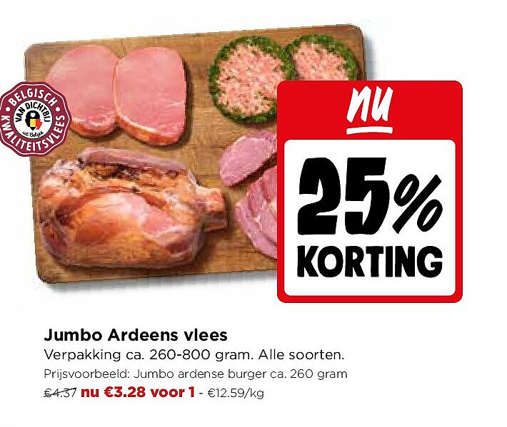 Jumbo Ardeens vlees