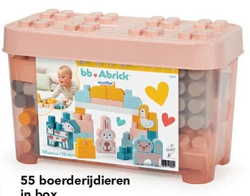 55 boerderijdieren in box