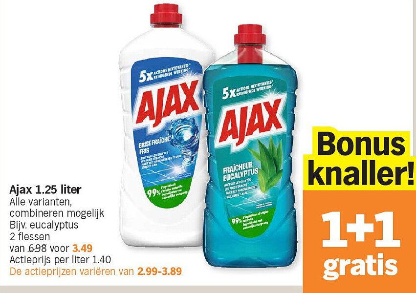 Ajax 1.25 liter