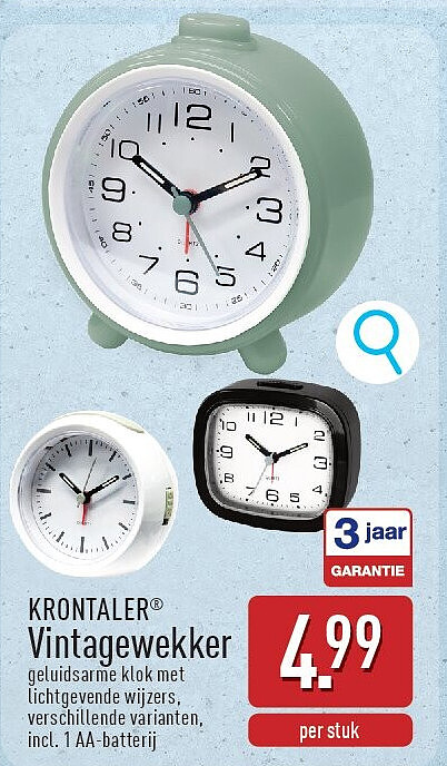 Vintagewekker