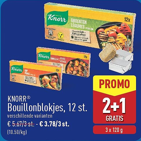 Bouillonblokjes, 12st.