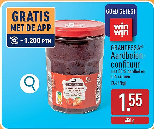 Aardbeienconfituur