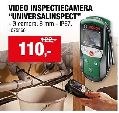 VIDEO INSPECTIECAMERA “UNIVERSALINSPECT”