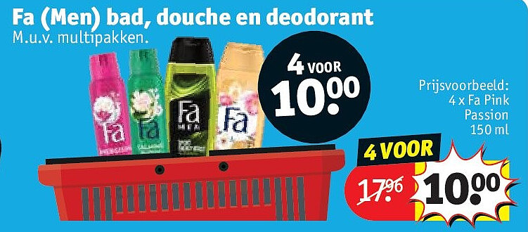 Fa (Men) bad, douche en deodorant