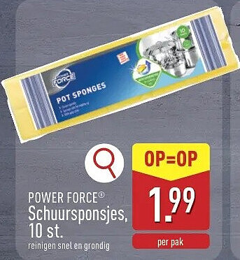 Schuursponsjes, 10st.