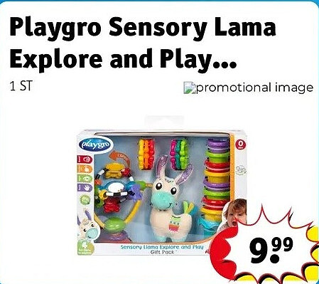 Playgro Sensory Lama Explore and Play..
