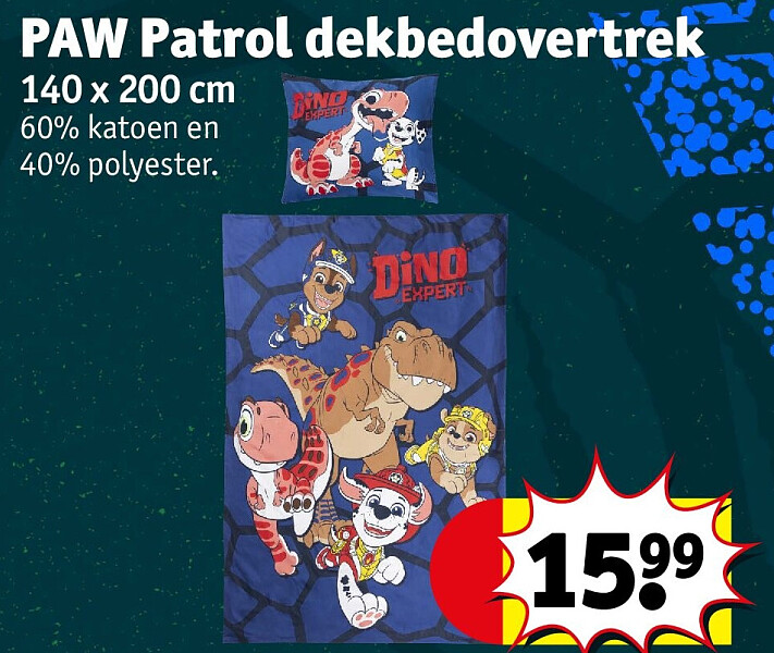 PAW Patrol dekbedovertrek