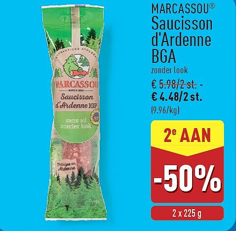 Saucisson d'Ardenne BGA