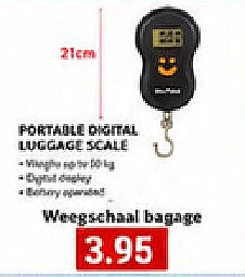Weegschaal bagage