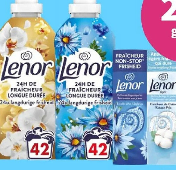 Lenor geurboosters en wasverzachters