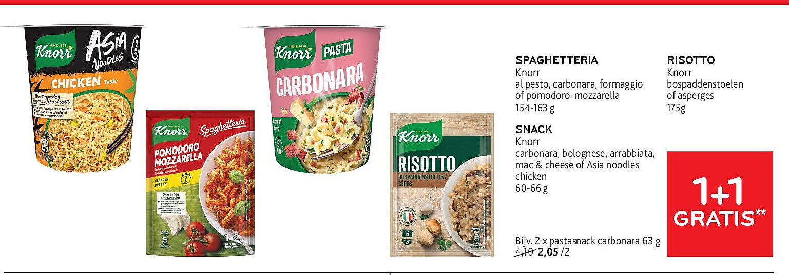 Snack Knorr 60-66 g