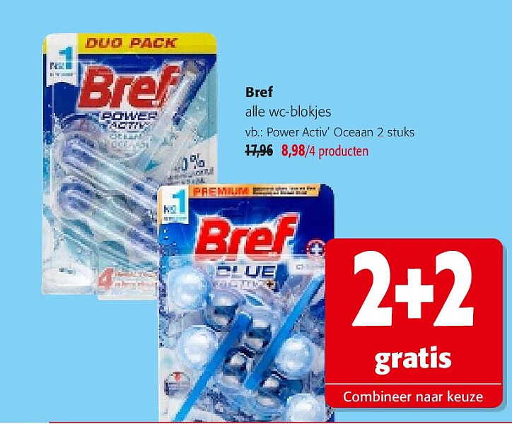 Bref Power Activ’ Oceaan 2 stuks