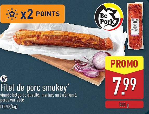 Filet de porc smokey