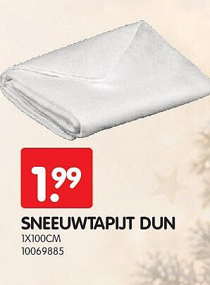 SNEEUWTAPIJT DUN