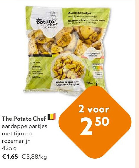 The Potato Chef aardappelpartjes met tijm en rozemarijn 425 g
