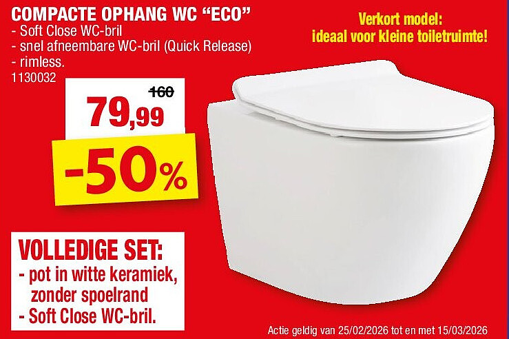 COMPACTE OPHANG WC “ECO”