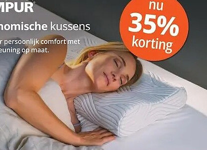 Tempur ergonomische kussens
