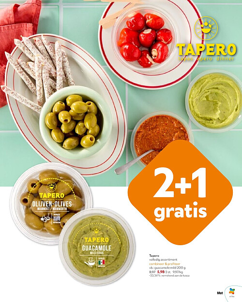Tapero guacamole mild 200 g