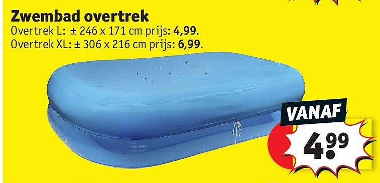 Zwembad overtrek