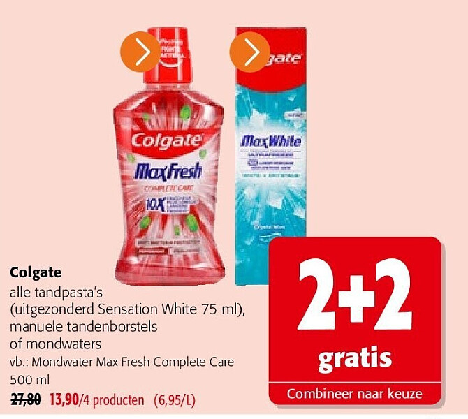 Colgate Mondwater Max Fresh Complete Care 500 ml