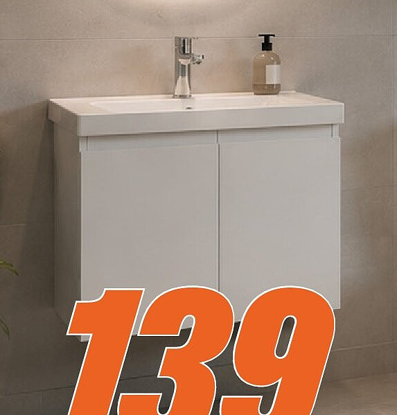 Badkamermeubel "Essential" - 2 deuren - 60 cm