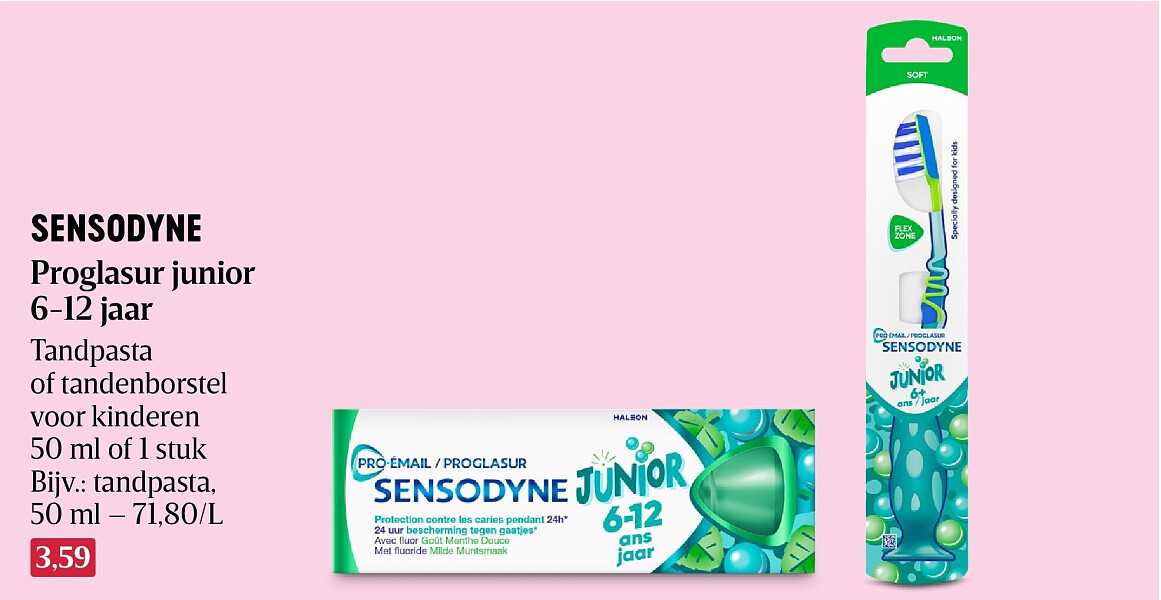 SENSODYNE Proglasur junior 6-12 jaar