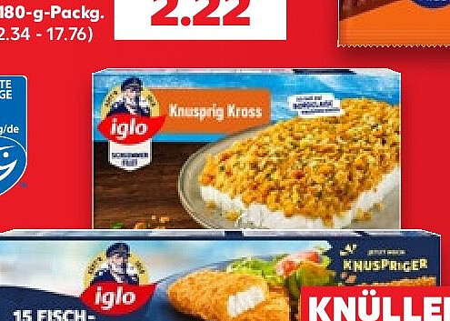 Iglo Fischstäbchen oder Schlemmer-Filet